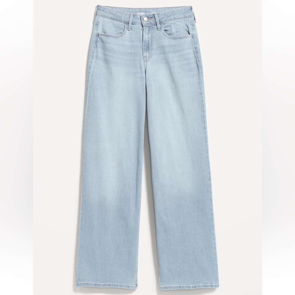Old Navy Blue Flare Wide Leg Jeans